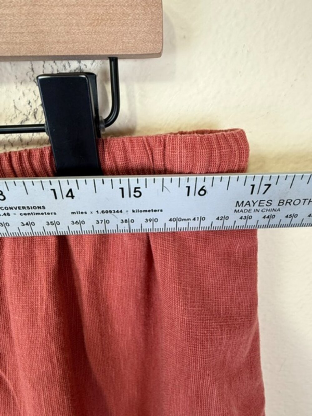 Universal Thread Midi Skirt Womens Large Burnt Orange A-Line Tie Front Pockets - Picture 5 of 8